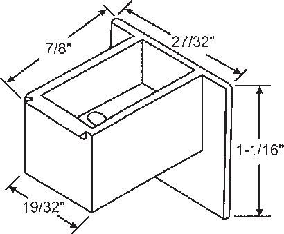 TechnologyLK STB Top Sash Guide for Window Channel Balances  | 60632