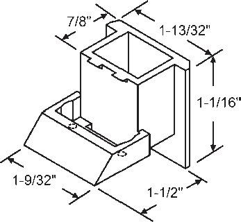 TechnologyLK STB Top Sash Guide for Window Channel Balances | 60646