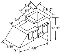 Window Channel Top Sash Guide | 60660