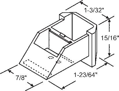 TechnologyLK STB Top Sash Guide for Window Channel Balances | 60661