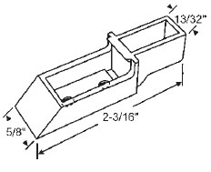 Window Channel Top Sash Guide | 60668