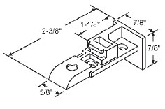 Window Channel Top Sash Guide | 60684RH