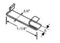 TechnologyLK STB Take Out Clip, 1/4&quot; Wide, Modified | 60708