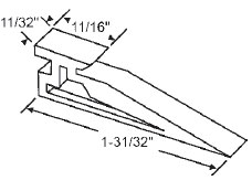 TechnologyLK STB Frame Guide for Window Channel Balances | 60701