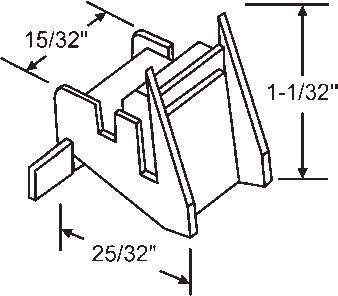 TechnologyLK STB Bottom Guide for Window Channel Balances, Unattached | 60902