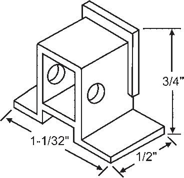 TechnologyLK STB Top Guide for Window Channel Balances, Attached | 60903A