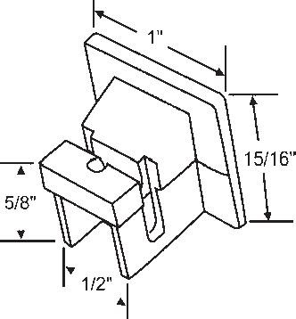 TechnologyLK STB Top Guide for Window Channel Balances, Attached | 60905A