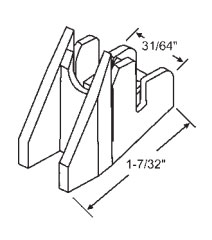 TechnologyLK STB Bottom Guide for Window Channel Balances, Unattached | 61509