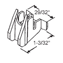 TechnologyLK STB Bottom Guide for Window Channel Balances, Unattached | 61510