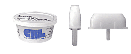 C.R. Laurence CRL 3/16&quot; x 5/8&quot; Muntin Clips - Pack of 100 | 61072