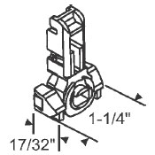 TechnologyLK Inverted T-Lock for Window Channel Balances | 6250000