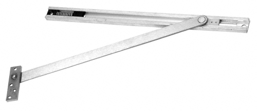 C.R. Laurence CRL Satin Stainless Rixson Heavy-Duty 6 Series Multi-Function Concealed Mount Overhead Stop and Holder - 28-1/16&quot; to 36&quot; - REPLACED BY 6236SS  | 6246SS