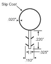 TechnologyLK STB Weatherstrip, Kerf-Mounted, Bulb Type, .250 Bulb Diameter, White - 100&#39; | SPECIAL ORDER | 63164W