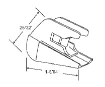 TechnologyLK STB Bottom Guide for Window Channel Balance, Attached | 64501A