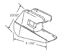 TechnologyLK STB Bottom Guide for Window Channel Balance, Attached | 64502A