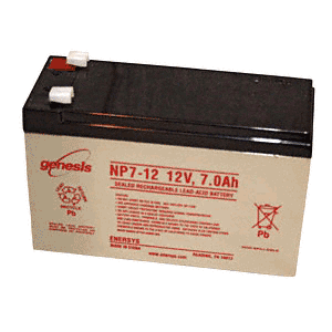 C.R. Laurence CRL Wood&#39;s POWR Frame Battery 12V 7AMP | 64664