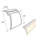 White Snap-In Vinyl Glazing Bead - 30 in long 