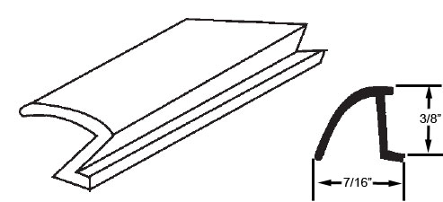 STB Snap-In Vinyl Glazing Bead | 6530
