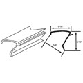 STB Glazing Vinyl, Snap-In, Brown, 72" Sections, 20 Pack