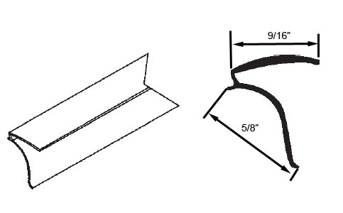 STB Snap-In Vinyl Glazing Bead | 6578W