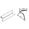 STB Glazing Vinyl, Snap-In, Black, 72" Sections, 20 Pack