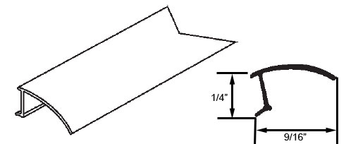 STB Snap-In Vinyl Glazing Bead | 658