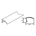 STB Glazing Vinyl, Snap-In, Brown, 72" Sections, 20 Pack