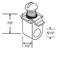 TechnologyLK Bi-Fold Wardrobe Door Pivot Brackets | 7231OS