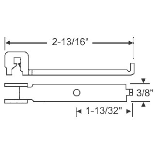 TechnologyLK Stainless Steel Bracket for Tubular Window Balances  | 70503SS