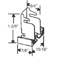 TechnologyLK Balance Shoe for Tubular Window Balances, Left Hand  | 70514LH