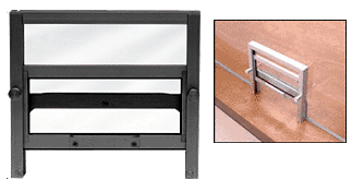C.R. Laurence CRL Vertical Sliding Duranodic Bronze Ticket Window - Custom Size | 701DUC