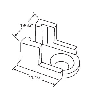 Sash Clip for 72 Series Window Balance   | 72-602 | 72602