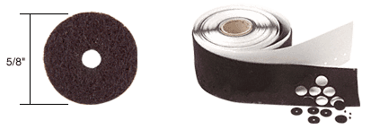 C.R. Laurence CRL 5/8&quot; Diameter Felt Washers - Package | 7358