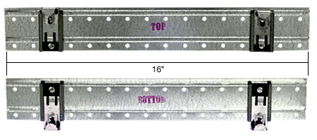 C.R. Laurence CRL 16&quot; Mirraco Mirror Hanger - Set | 74116