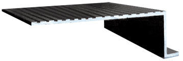C.R. Laurence Retractable Screen Door In-Sill Adapter 74&quot; x 5&quot; Black Finish | 745SBL