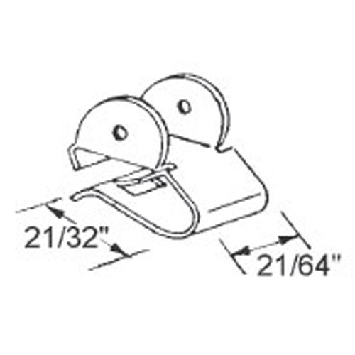 TechnologyLK STB End Clip, Factory Installed, 75 Series Spiral Balances | 75501