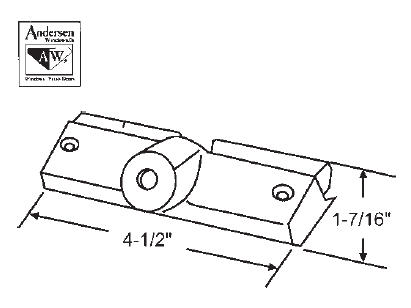 Andersen White Casement Operator | 7501351330