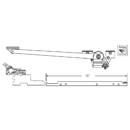 Right Hand Enhanced Andersen Casement Operator | 7501361483