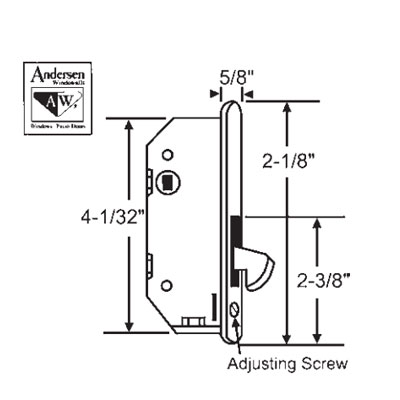 Patio Door Hardware | Patio Door Locks | Mortise Locks  | 7501997156