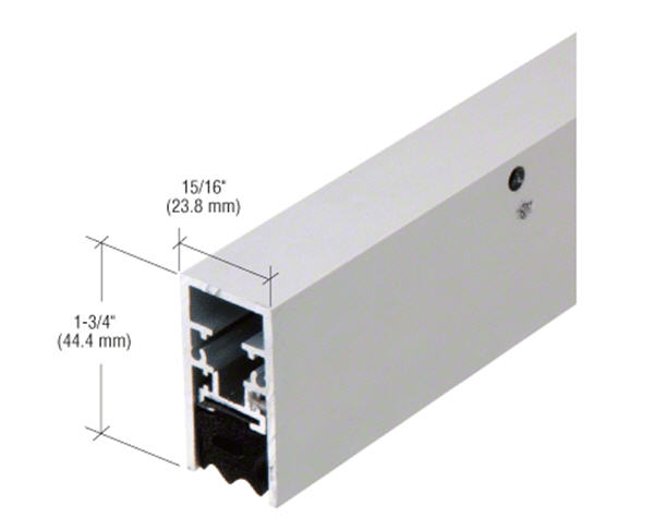 CRL Aluminum Commercial Heavy-Duty Automatic, Surface Mount, Door Bottom for 36&quot; Door | 75NGA36