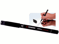 C.R. Laurence Stabilo Black Felt Glass Marking Pen  | 76P46