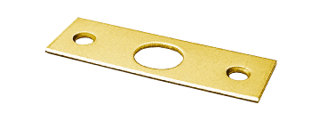 C.R. Laurence CRL Polished Brass Strike Plate | 777SPPB