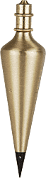 C.R. Laurence CRL 32 Ounce Brass Plumb Bob 10-32 Thread | 80032