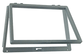 C.R. Laurence CRL Gray Plastic Screen Wicket | 828M