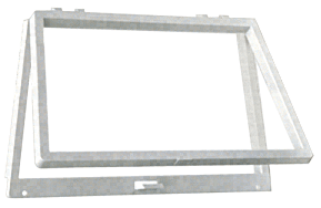 C.R. Laurence CRL White Plastic Screen Wicket | 828W