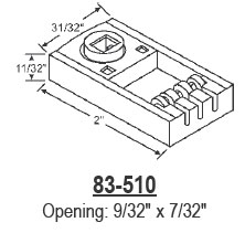 TechnologyLK STB Pivot Lock Shoe for Tubular Balances | 83510