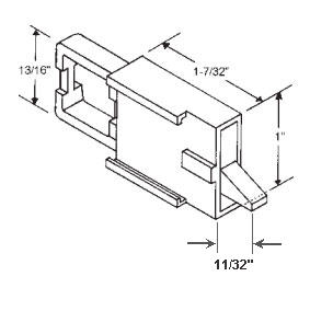 TechnologyLK STB Tilt Window Latch, Left Hand, Slides onto Extrusion, Black | 83617LH