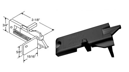 Strybuc Industries Tilt Window Latch, Black - Package | 83624BA