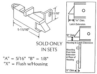 TechnologyLK Tilt Window Latch, Black - Package | 83625BA