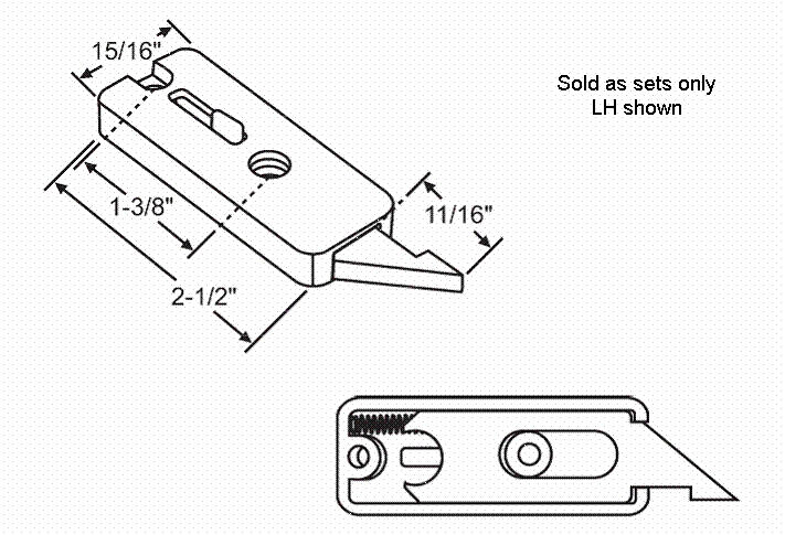 TechnologyLK STB Tilt Window Latch, White - Package | 83631W